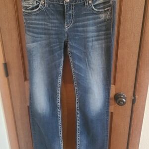 Silver Jeans Women's Boot Cut Blue Denim